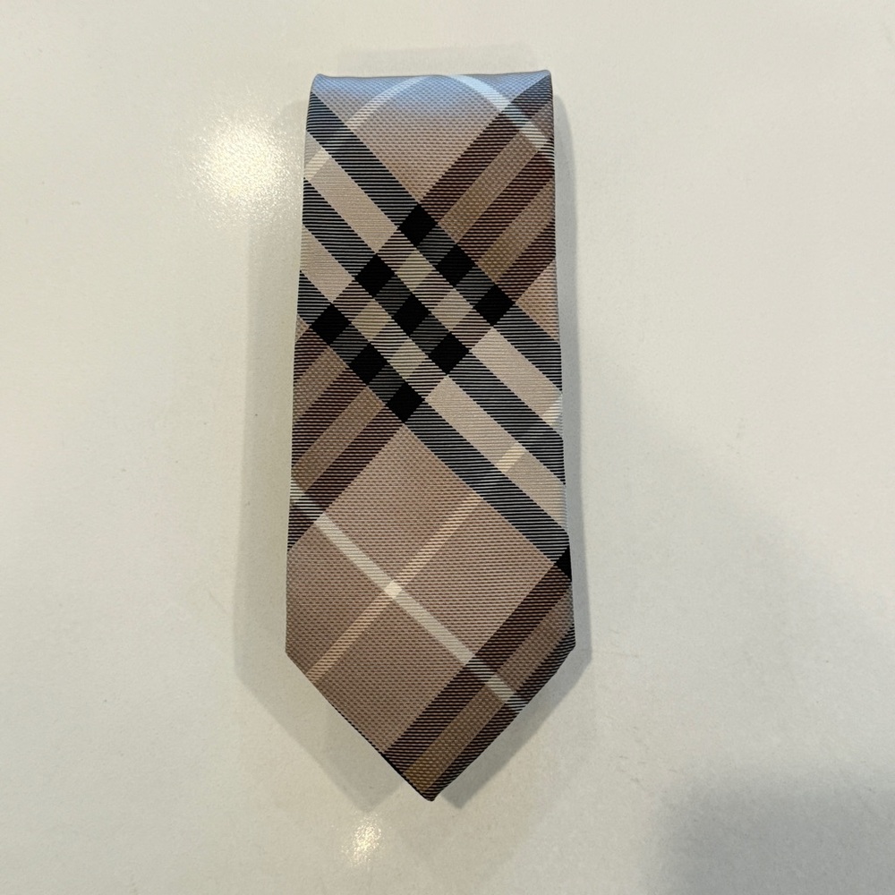 Burberry Tie - LIKE NEW - Silk Plaid Neck Tie